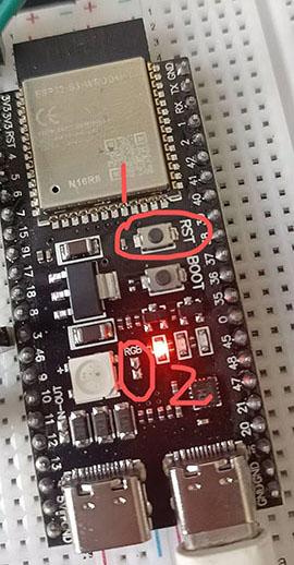 开发板RGB彩灯短接