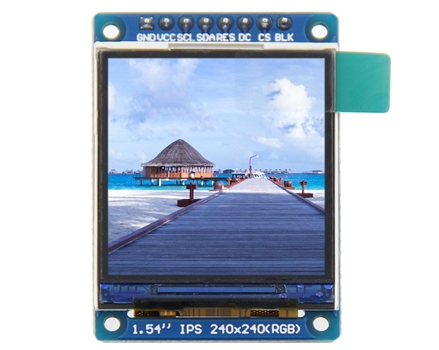 SPI-LCD-1.54寸彩屏正面